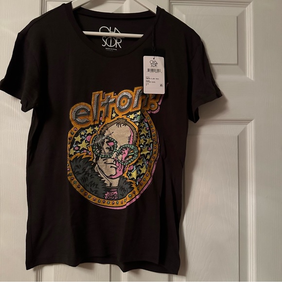 NWT Chaser Elton John Graphic T-Shirt - Picture 3 of 7